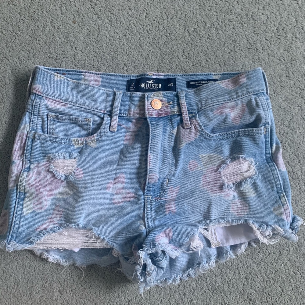 Cute high rise jean shorts